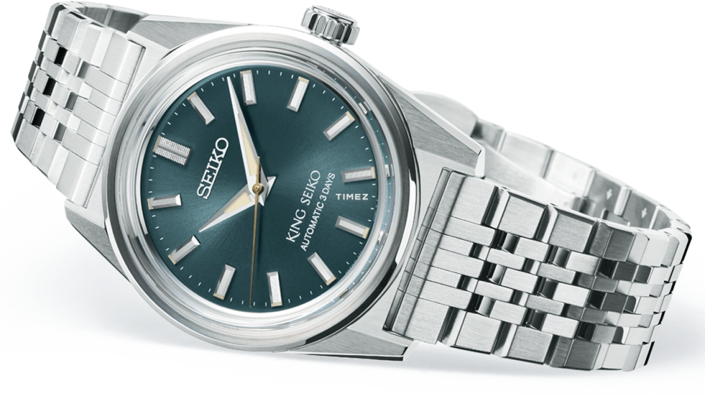 Seiko,King Seiko 36.10mm,36.10mm,Stainless Steel,Green,Automatic,Anti-magnetic,72hours,SDKS029