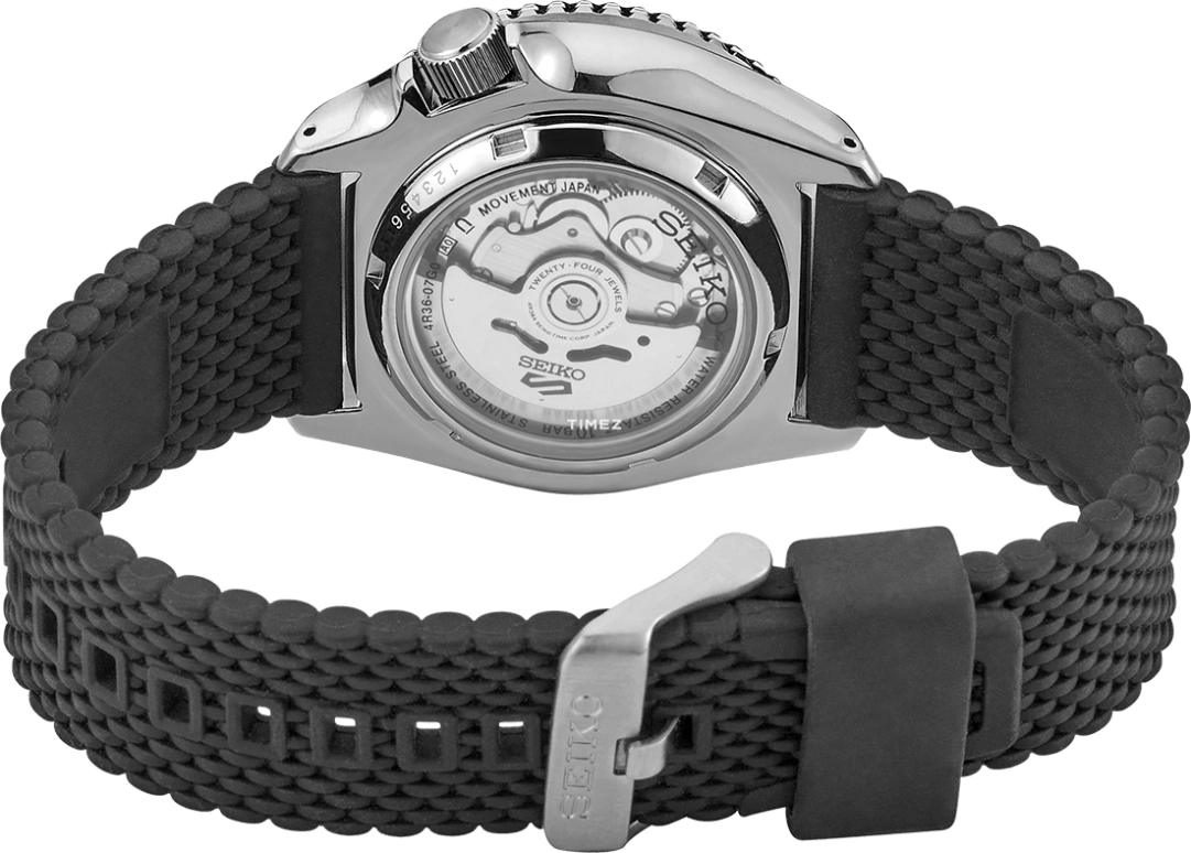 Seiko,5 Sports 42.50mm,42.50mm,Stainless Steel,Blue,Automatic,Date,Day,Anti-magnetic,SRPD93P9