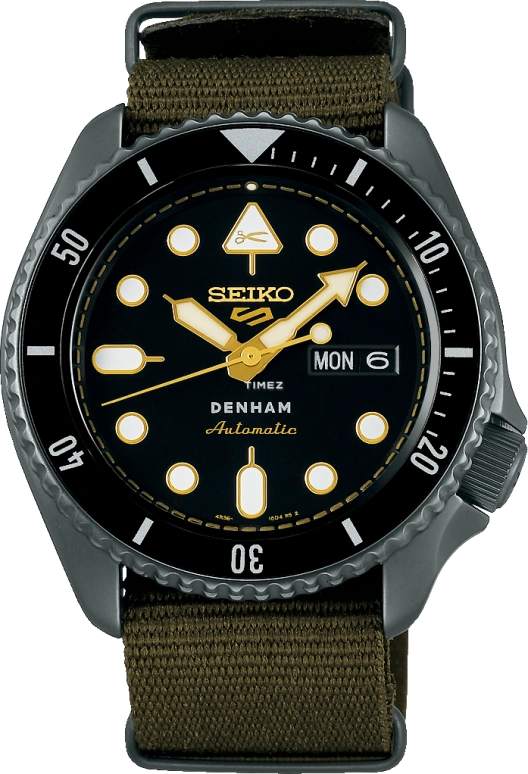 Seiko,5 Sports 42.50mm,42.50mm,Stainless Steel,Black,Automatic,Date,Day,SRPL37