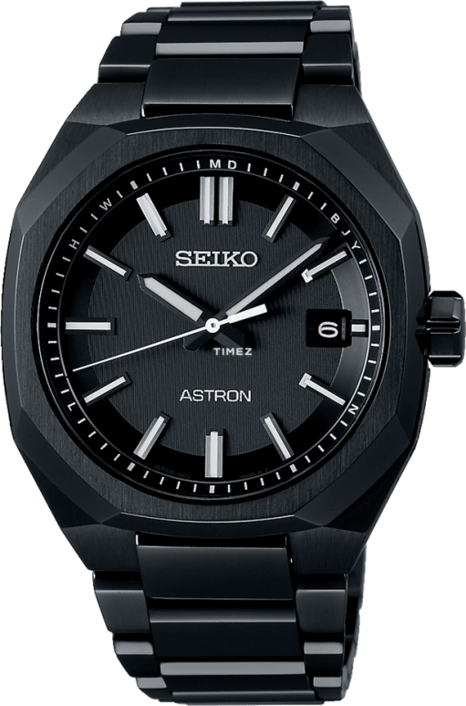 Seiko,Astron 39.60mm,39.60mm,Titanium,Black,Quartz,Day,In-house Caliber,SBXY083