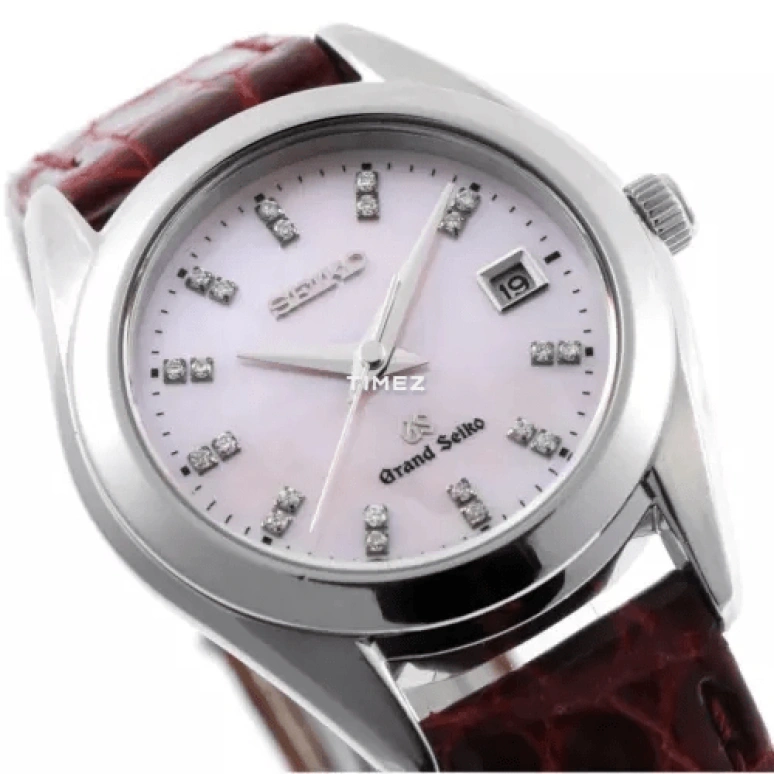 Grand Seiko,Grand Seiko 29mm,29mm,Stainless Steel,Pink,Quartz,Day,In-house Caliber,STGF095