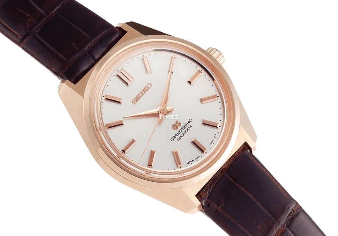 Grand Seiko,Grand Seiko 37.90mm,37.90mm,Rose Gold,White,Handwound,72hours,In-house Caliber,SBGW046