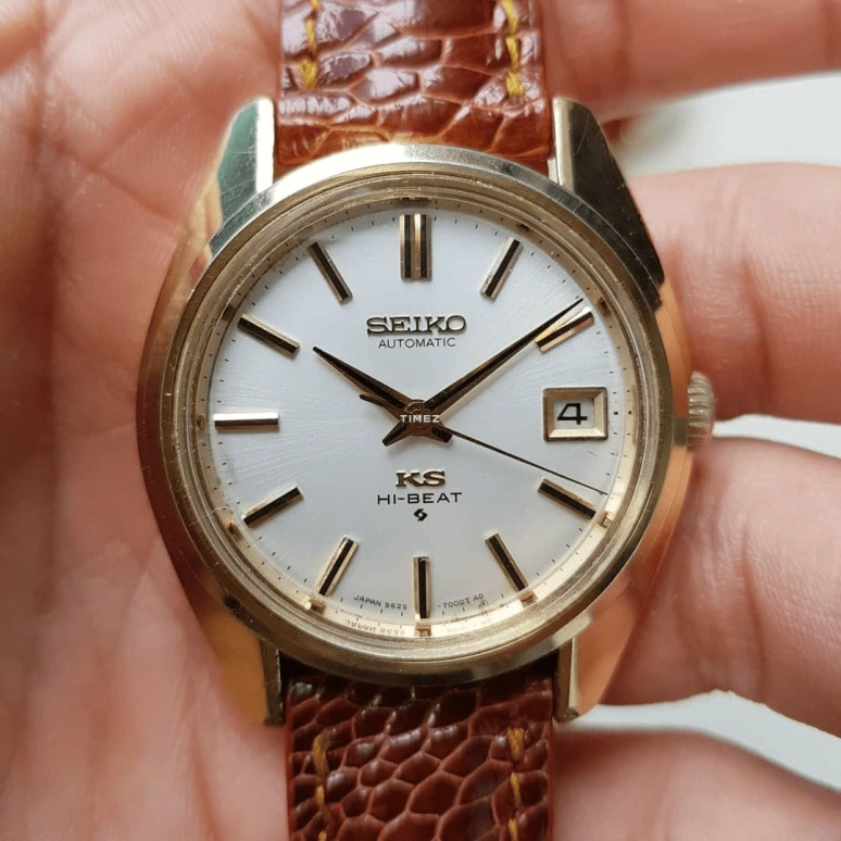 Seiko,King Seiko 37mm,37mm,Stainless Steel,Silver,Automatic,Day,In-house Caliber,5625,5625-7000