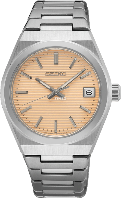 Seiko,women 34mm,34mm,Stainless Steel,Beige,Quartz,Day,Anti-magnetic,SUR577