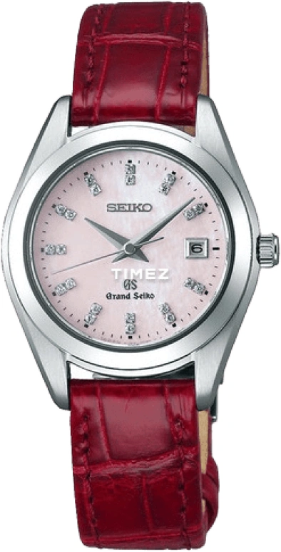 Grand Seiko,Grand Seiko 29mm,29mm,Stainless Steel,Pink,Quartz,Day,In-house Caliber,STGF095