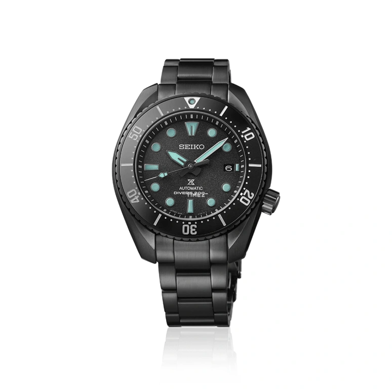 Seiko,Prospex 45mm,45mm,Stainless Steel,Black,Automatic,Day,Anti-magnetic,SBDC193