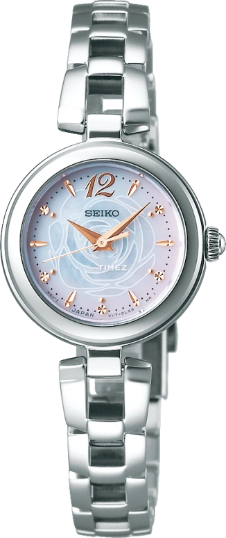 Seiko,women 23mm,23mm,Stainless Steel,White,Quartz,Anti-magnetic,Solar Charging,SWFA189