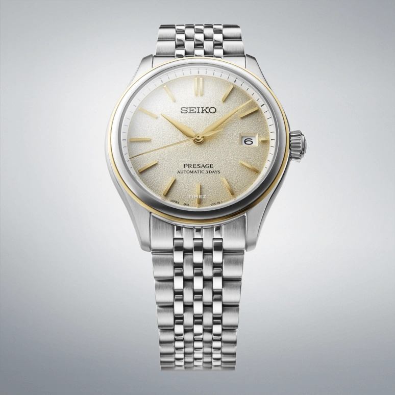 Seiko,Presage 40.20mm,40.20mm,Cream,Automatic,Day,Anti-magnetic,72hours,SARX126