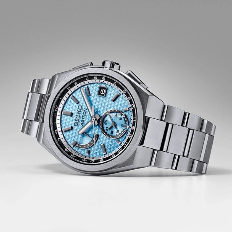 Seiko,Astron 41.30mm,41.30mm,Titanium,Blue,Quartz,Day,World Time,Retrograde,Anti-magnetic,In-house Caliber,Sapphire,SBXY077