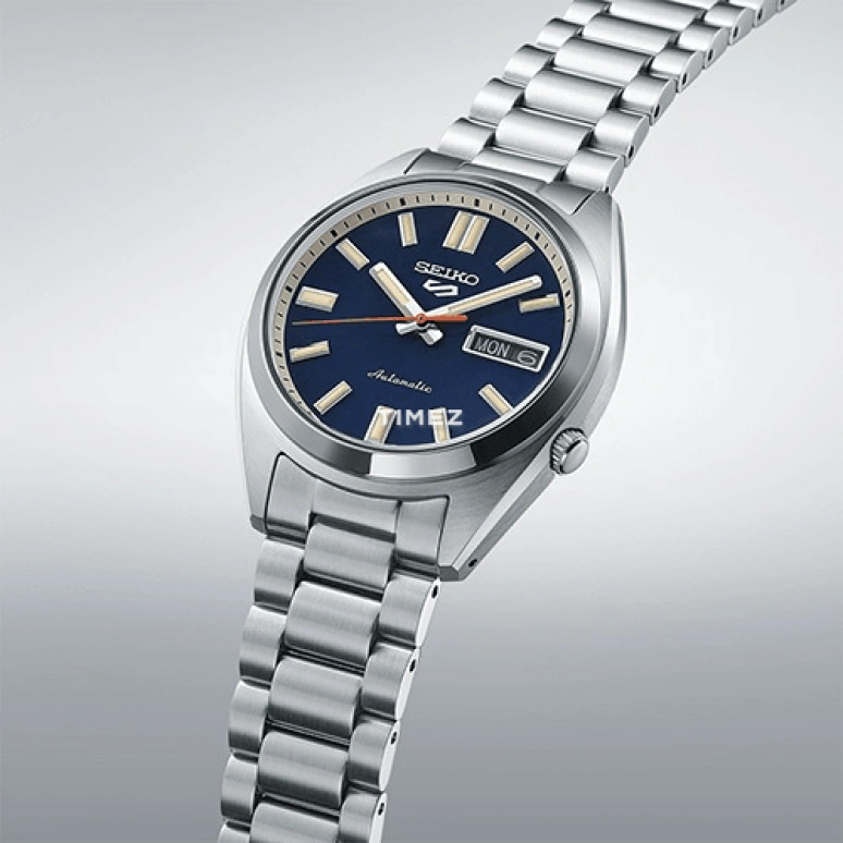 Seiko,5 Sports 37.40mm,37.40mm,Stainless Steel,Blue,Automatic,Date,Day,Anti-magnetic,SBSA253