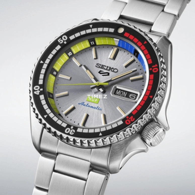 Seiko,5 Sports 42.50mm,42.50mm,Stainless Steel,Silver,Automatic,Date,Day,Anti-magnetic,SBSA279