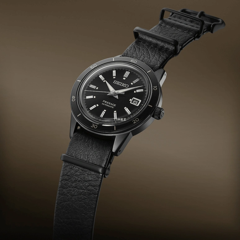 Seiko,Presage 40.80mm,40.80mm,Stainless Steel,Black,Automatic,Day,41hours,SRPH95J1