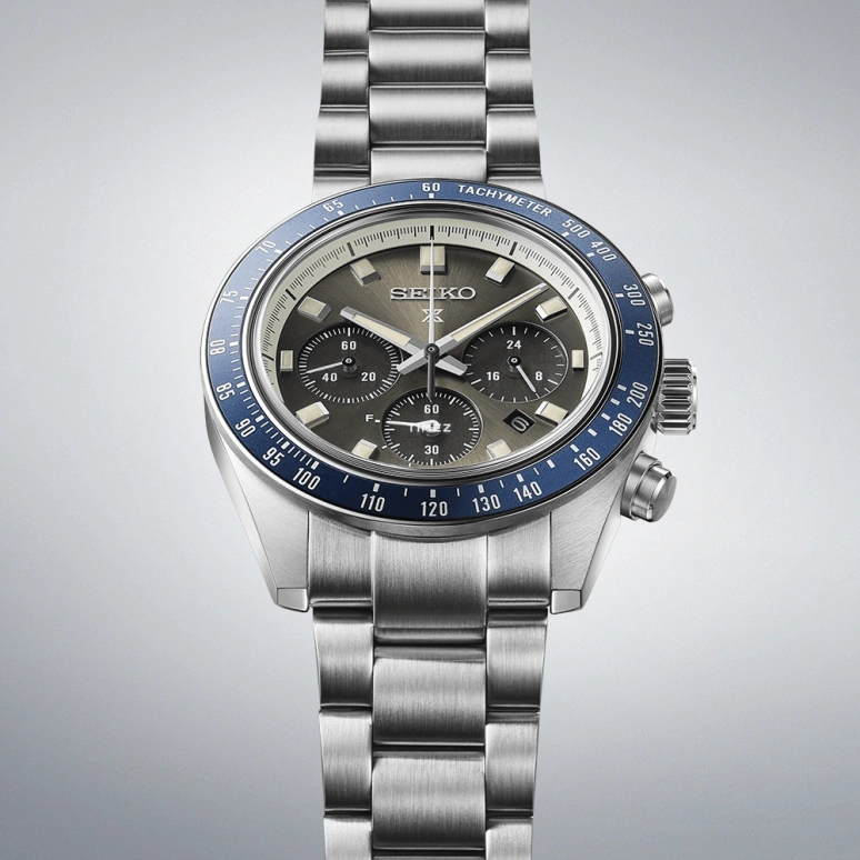 Seiko,Prospex 41.40mm,41.40mm,Stainless Steel,Black,Grey,Quartz,Chronograph,Day,Power Reserve Indicator,SSC939