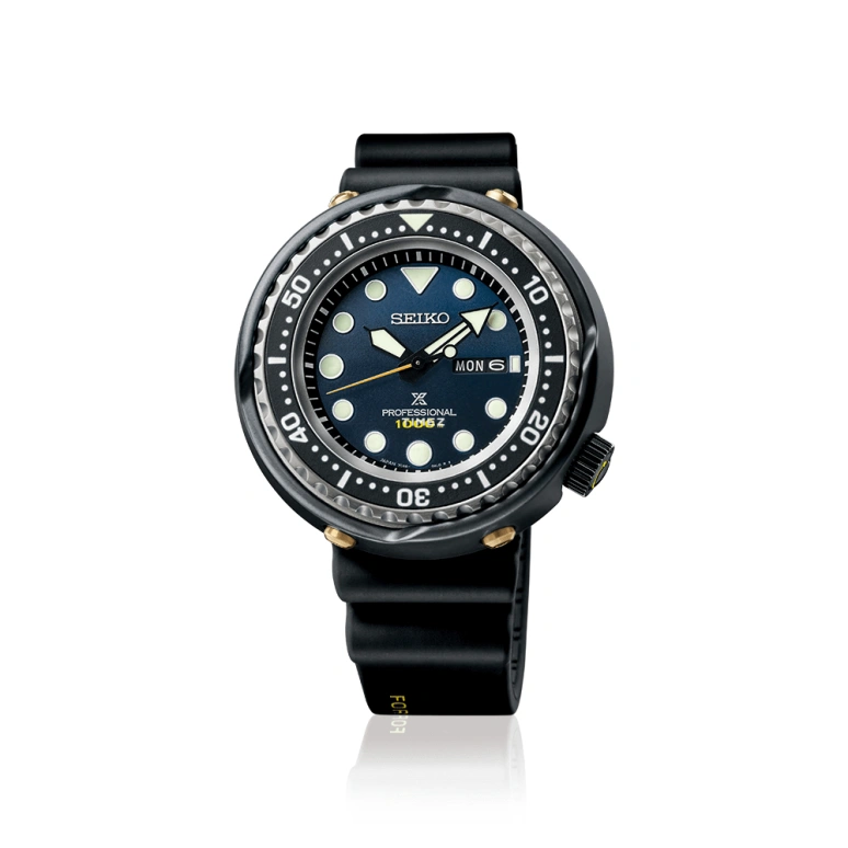 Seiko,Prospex 49.40mm,49.40mm,Ceramic,Titanium,Black,Blue,Quartz,Date,Day,Anti-magnetic,S23635J1