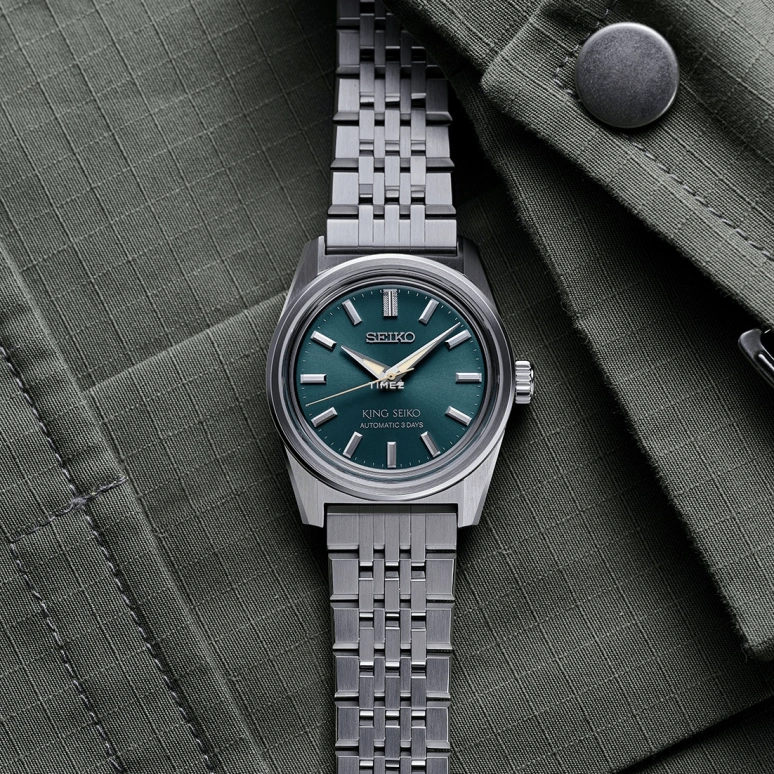 Seiko,King Seiko 36.10mm,36.10mm,Stainless Steel,Green,Automatic,Anti-magnetic,72hours,SDKS029