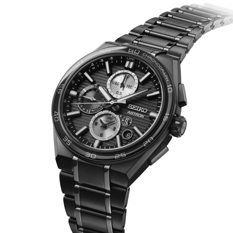 Seiko,Astron 44.10mm,44.10mm,Titanium,Black,Quartz,Chronograph,Perpetual Calendar,Date,Day,In-house Caliber,Sapphire,Crystal Glass,SSH179J1