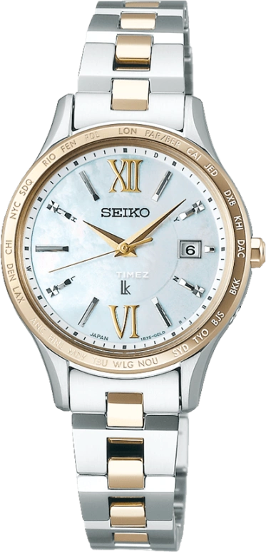 Seiko,Lukia 27.50mm,27.50mm,Stainless Steel,Silver White,Quartz,Day,Anti-magnetic,SSVV084