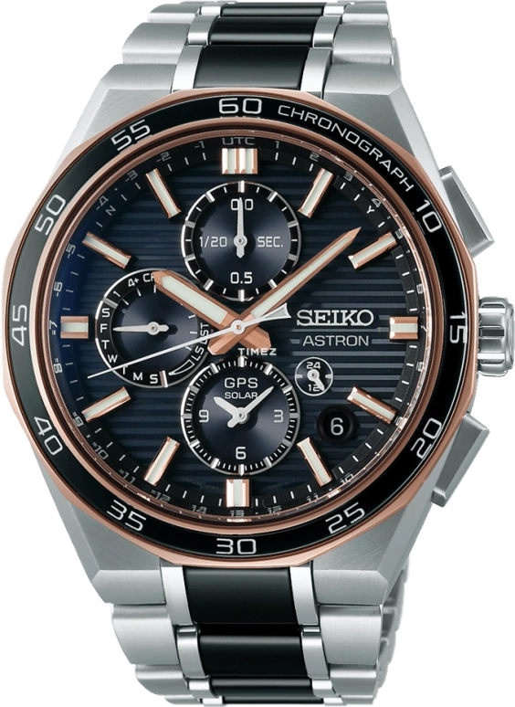 Seiko,Astron 44.30mm,44.30mm,Titanium,Black,Quartz,Chronograph,Perpetual Calendar,Date,Day,In-house Caliber,Sapphire,Crystal Glass,SSH180J1