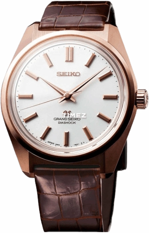 Grand Seiko,Grand Seiko 37.90mm,37.90mm,Rose Gold,White,Handwound,72hours,In-house Caliber,SBGW046