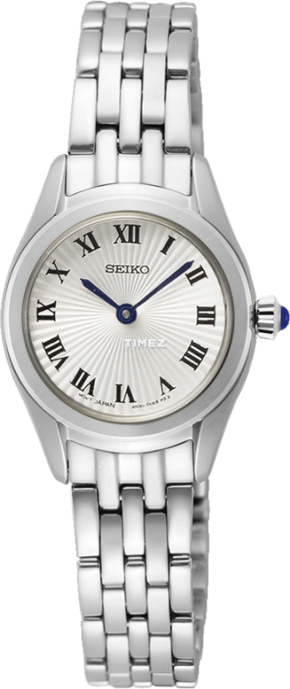 Seiko,women 22.40mm,22.40mm,Stainless Steel,White,Quartz,In-house Caliber,Sapphire,Glass,SWR037