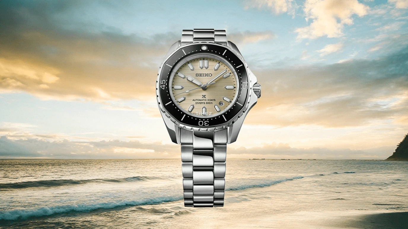 Seiko,Prospex 41.30mm,41.30mm,Stainless Steel,Cream,Automatic,Day,72hours,SBDC201