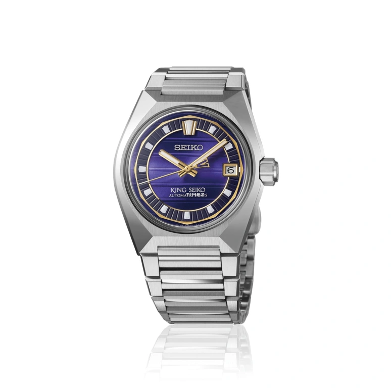 Seiko,King Seiko 41mm,41mm,Stainless Steel,Blue,Handwound,Day,Anti-magnetic,SDKV001