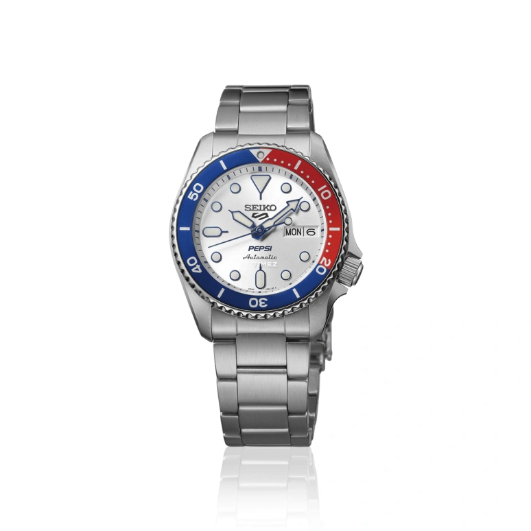 Seiko,5 Sports 38mm,38mm,Stainless Steel,Silver,Automatic,Date,Day,Anti-magnetic,SRPL99