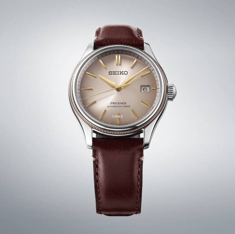 Seiko,Presage 40.20mm,40.20mm,Stainless Steel,Brown,Gradient,Automatic,Day,Anti-magnetic,SARX135