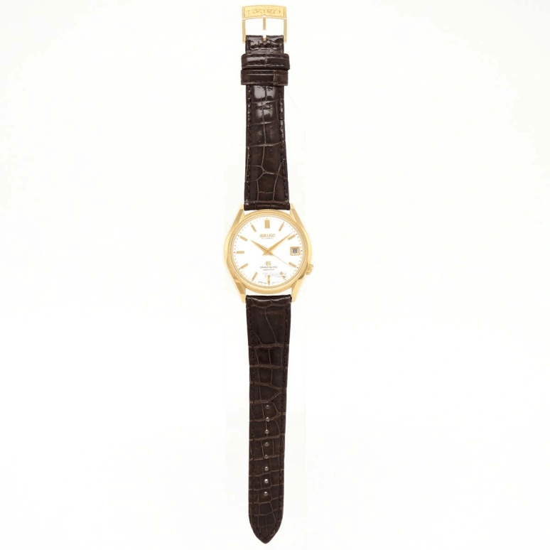 Grand Seiko,Grand Seiko 37.60mm,37.60mm,Yellow Gold,Silver,Automatic,Day,In-house Caliber,SBGR092