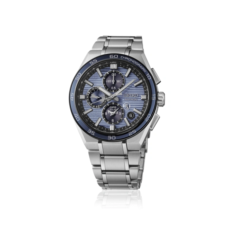 Seiko,Astron 44.10mm,44.10mm,Titanium,Blue,Black,Quartz,Chronograph,Perpetual Calendar,Date,Day,In-house Caliber,Sapphire,SBXC175