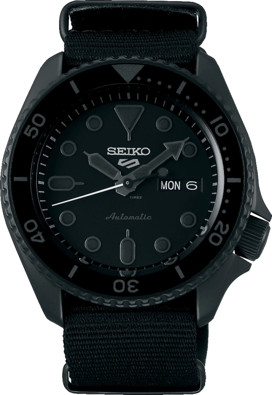 Seiko,5 Sports 42.50mm,42.50mm,Stainless Steel,Black,Automatic,Date,Day,Anti-magnetic,SRPD79K1