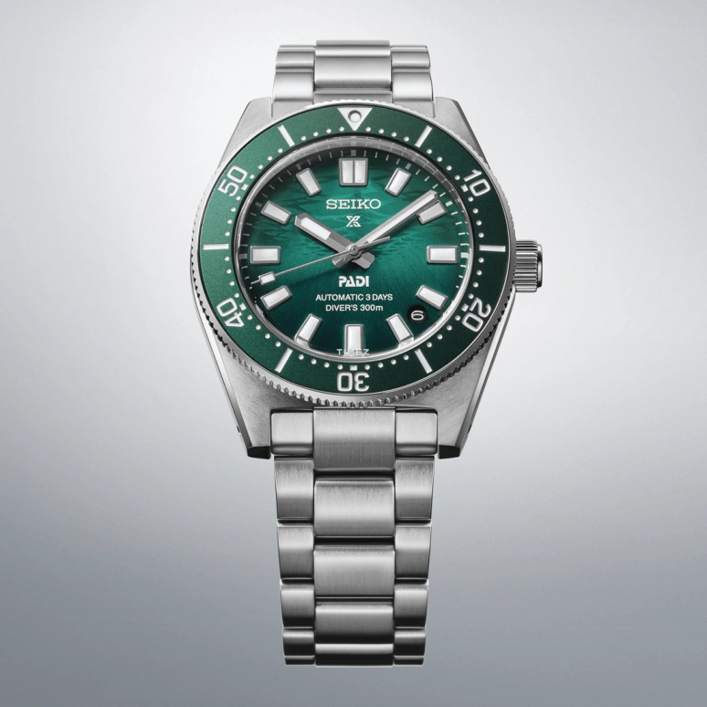 Seiko,Prospex 40mm,40mm,Stainless Steel,Green,Automatic,Day,Anti-magnetic,SPB501J1
