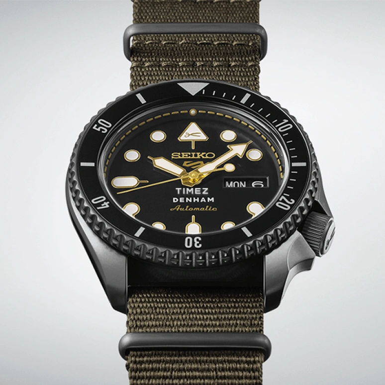 Seiko,5 Sports 42.50mm,42.50mm,Stainless Steel,Black,Automatic,Date,Day,SBSA283