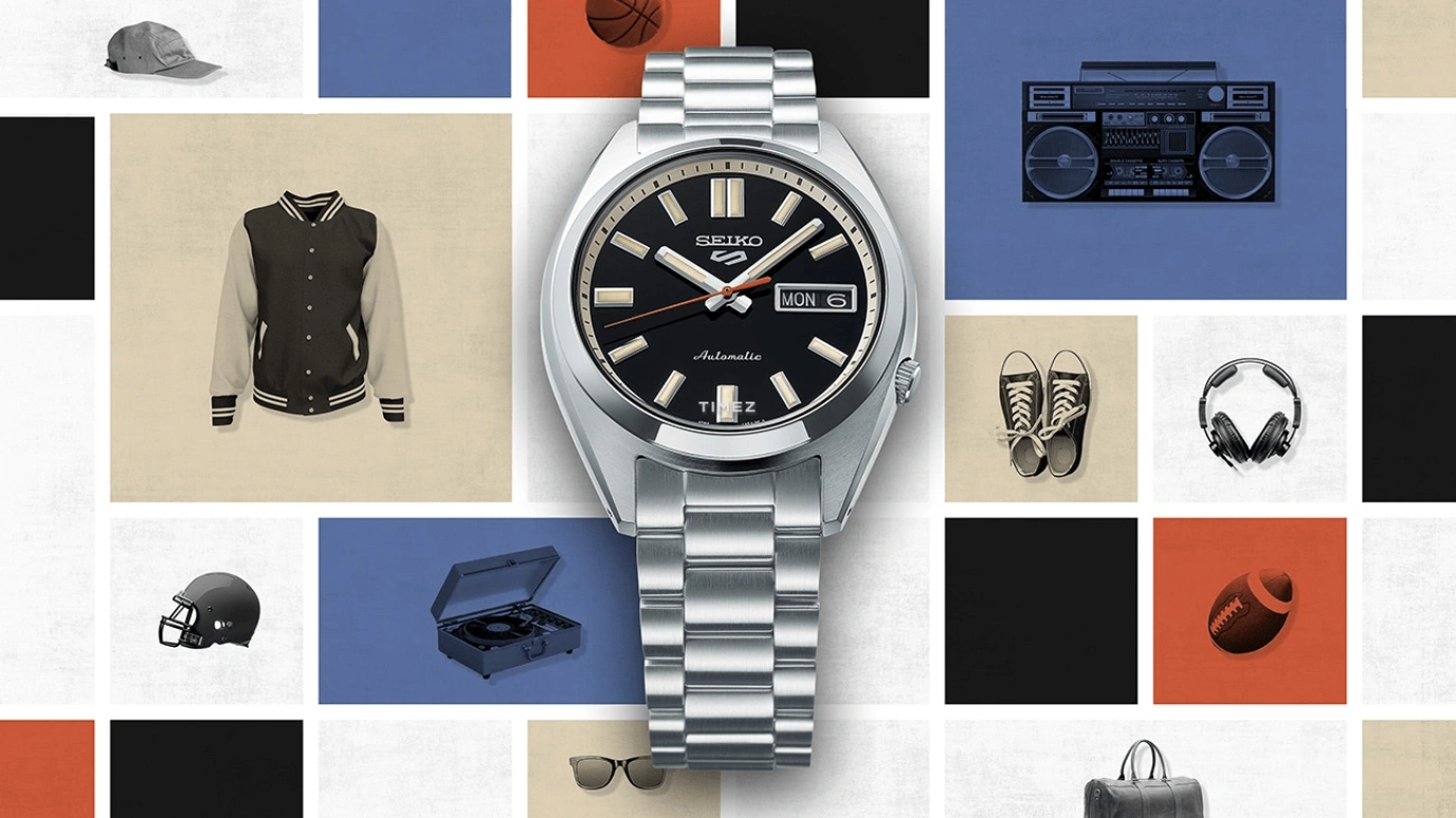 Seiko,5 Sports 37.40mm,37.40mm,Stainless Steel,Black,Automatic,Date,Day,Anti-magnetic,SBSA255