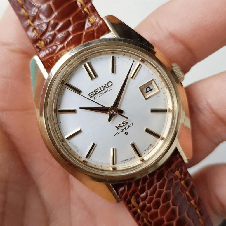 Seiko,King Seiko 37mm,37mm,Stainless Steel,Silver,Automatic,Day,In-house Caliber,5625,5625-7000