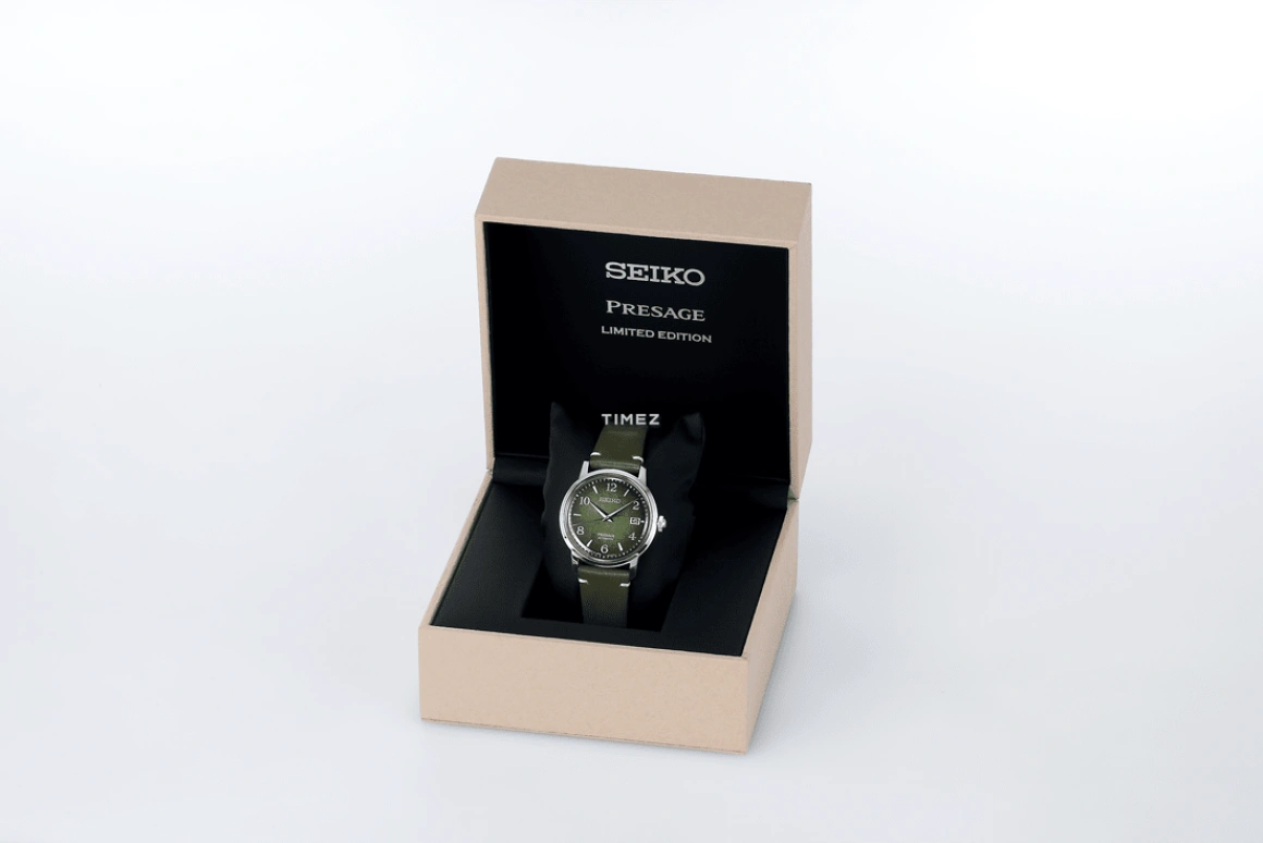 Seiko,Presage 38.50mm,38.50mm,Stainless Steel,Green,Automatic,Day,41hours,SRPF41J1