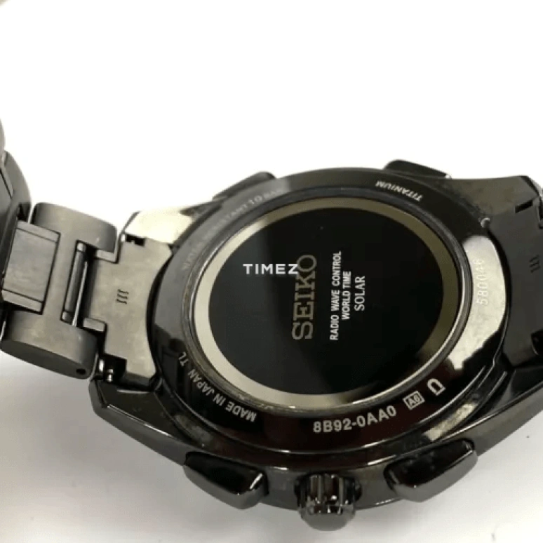 Seiko,Quartz 50x43.60mm,50x43.60mm,Titanium,Black,Quartz,Day,World Time,SAGA201