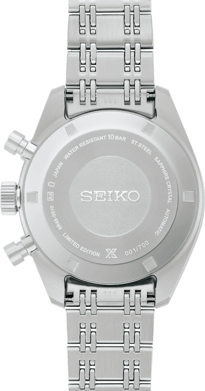 Seiko,Prospex 42mm,42mm,Stainless Steel,White,Automatic,Chronograph,Day,Anti-magnetic,SRQ059J1