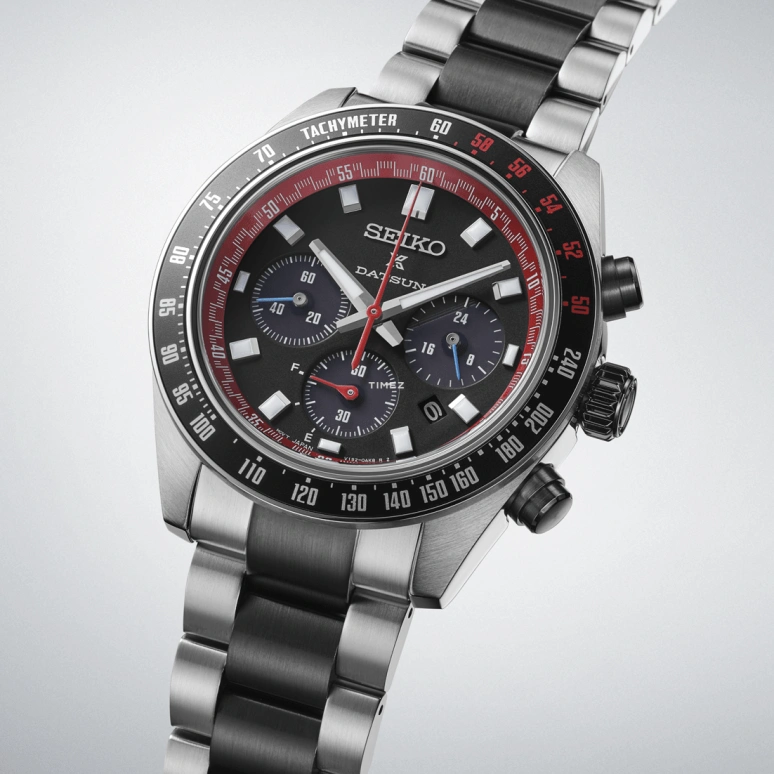 Seiko,Prospex 41.40mm,41.40mm,Stainless Steel,Black,Quartz,Chronograph,Day,Anti-magnetic,SSC957