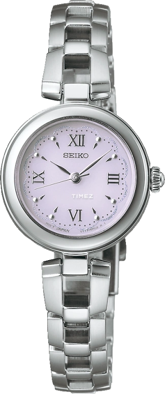 Seiko,women 23mm,23mm,Stainless Steel,Purple,Quartz,Anti-magnetic,Solar Charging,SWFA209
