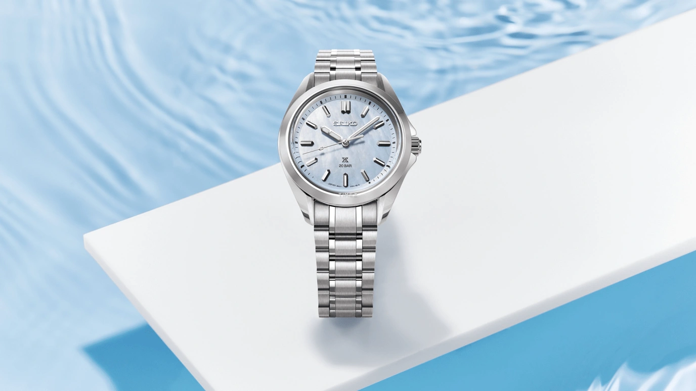 Seiko,Prospex 34mm,34mm,Stainless Steel,Blue,Quartz,Anti-magnetic,In-house Caliber,SUR607J1