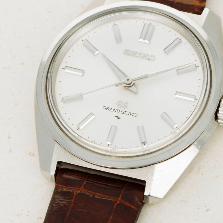 Seiko,Grand Seiko 37.60mm,37.60mm,Stainless Steel,White,Handwound,In-house Caliber,Sapphire,4420,4420-9000