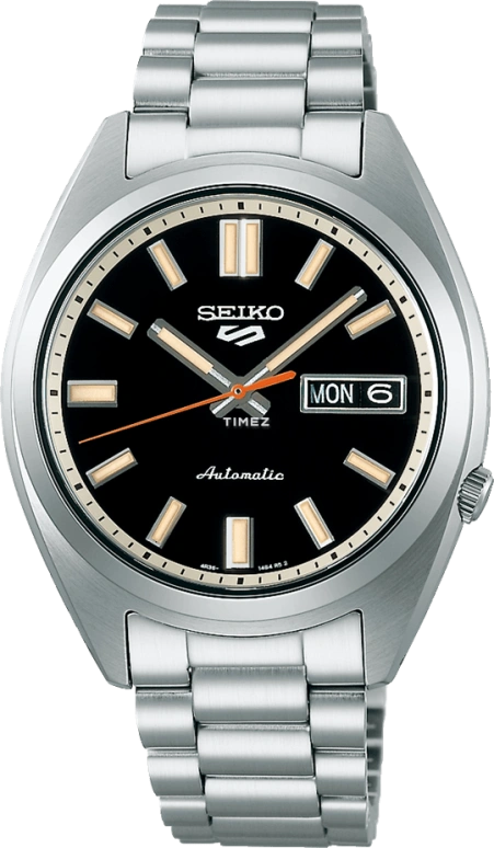 Seiko,5 Sports 37.40mm,37.40mm,Stainless Steel,Black,Automatic,Date,Day,SRPK89