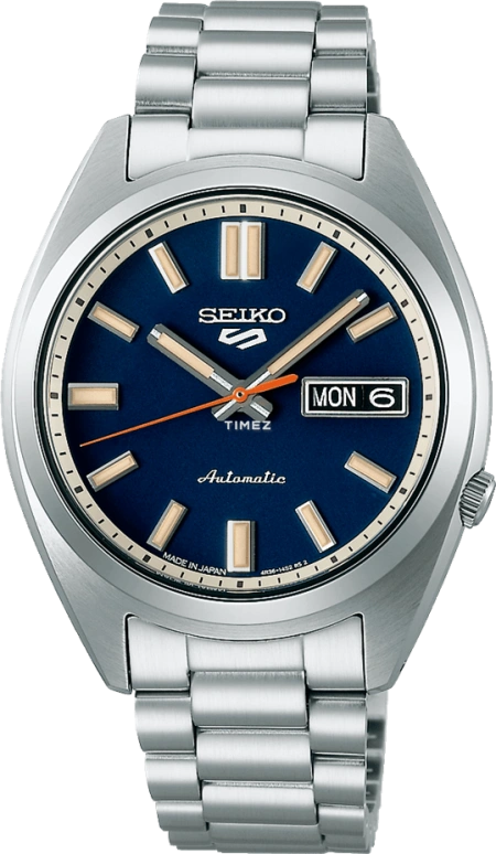 Seiko,5 Sports 37.40mm,37.40mm,Stainless Steel,Blue,Automatic,Date,Day,Anti-magnetic,SBSA253