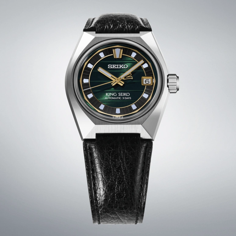 Seiko,King Seiko 41mm,41mm,Stainless Steel,Dark Green,Handwound,Day,Anti-magnetic,SDKV015