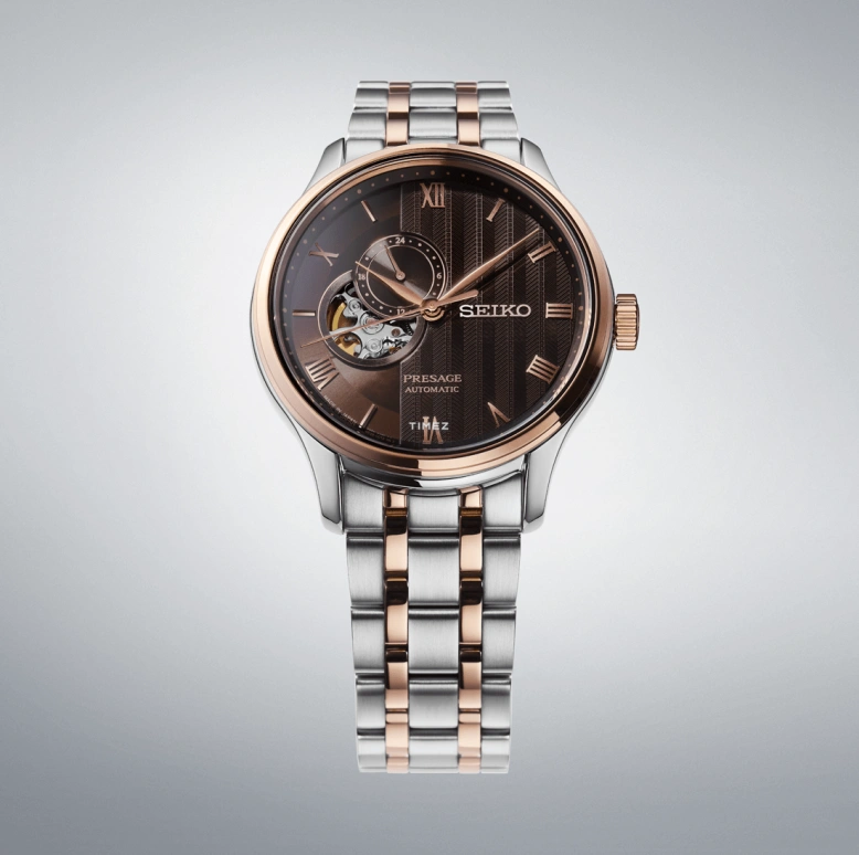 Seiko,Presage 41.80mm,41.80mm,Stainless Steel,Brown,Automatic,Anti-magnetic,41hours,SARY262
