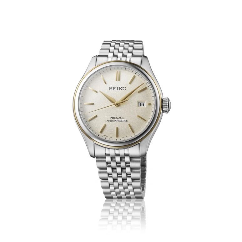 Seiko,Presage 40.20mm,40.20mm,Cream,Automatic,Day,Anti-magnetic,72hours,SARX126