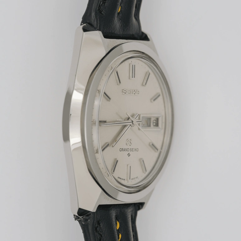 Seiko,Grand Seiko 36.50mm,36.50mm,Stainless Steel,White,Automatic,Date,Day,6146,6146-8000