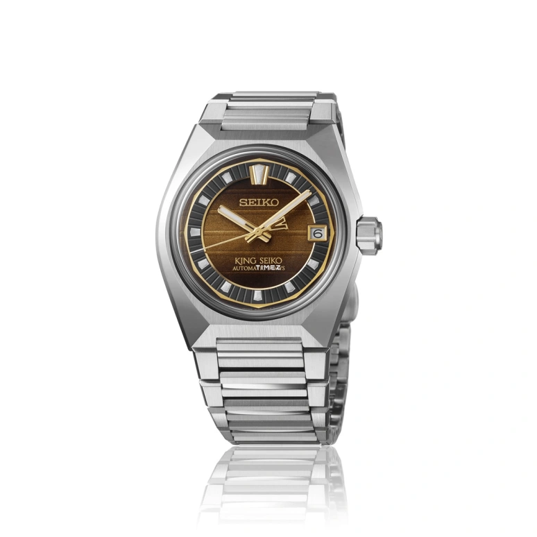 Seiko,King Seiko 41mm,41mm,Stainless Steel,Brown,Handwound,Day,Anti-magnetic,SLA089J1