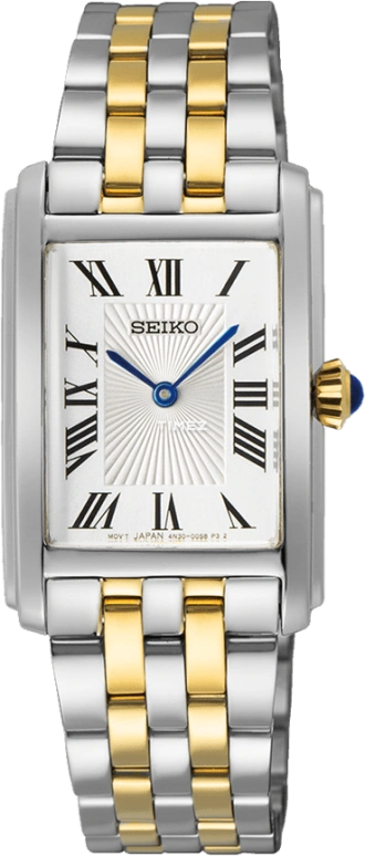 Seiko,women 22.20mm,22.20mm,Stainless Steel,Silver,Quartz,In-house Caliber,Glass,SWR087